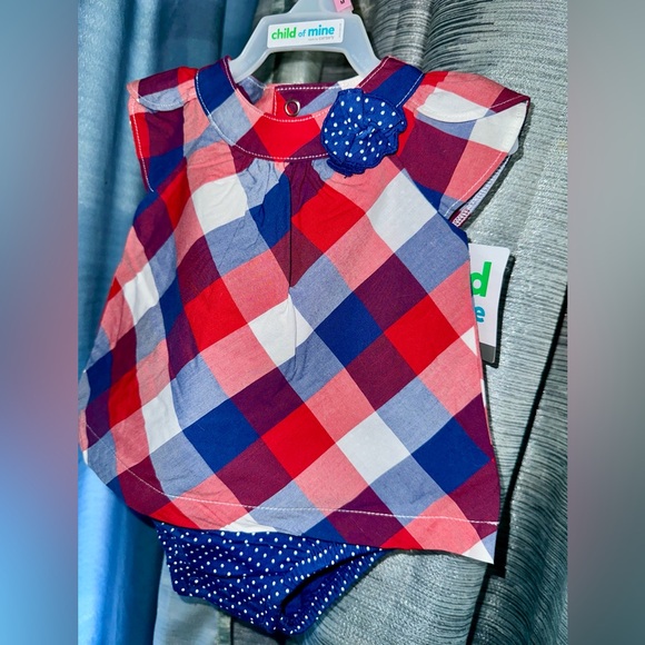 Carter’s Child Of Mine ~ Baby Girl (0-3) Months. Red, White, Blue ~ 4th Of July - Picture 3 of 8